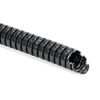 Tubo flexível corrugado de parede fina, PA6, ø54 mm, 50 m, preto