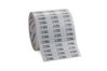 Etiqueta identificação, termo transferência, Material 1204, prata, 76,2 x 50,8 mm