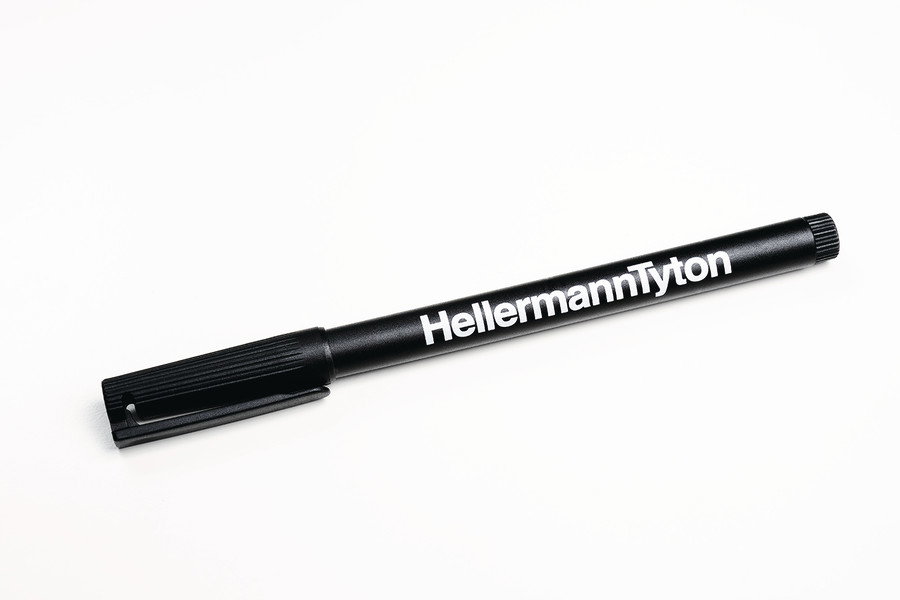 Marcador indelével T82, preto – Imagem 2 de 5