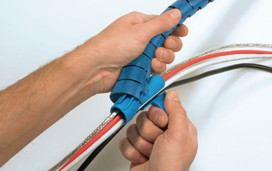Helawrap - Organizador de cabos com conteúdo metálico, 25 m, agrupamento máx. 25mm – Imagem 5 de 8