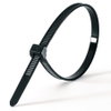Abraçadeiras com Dentado Externo para Alta Temperatura 105ºC, 385x7,6 mm, preto