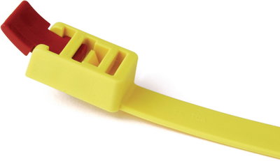 Abraçadeiras com Mecanismo de Abertura Rápida Speedy Click 752x13, amarelo