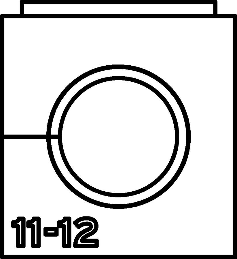VarioPlate Passa Cabos Pequeno (S) Simples 11 -12 mm – Imagem 8 de 9