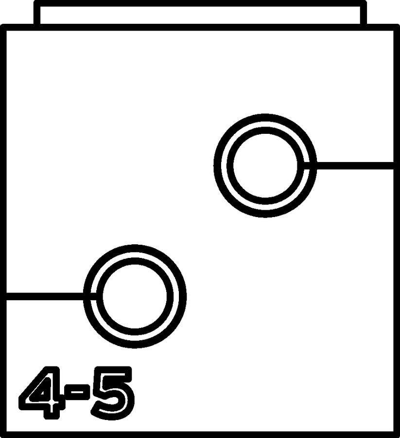 VarioPlate Passa Cabos Pequeno (S) Duplo 4 - 5 mm – Imagem 8 de 9