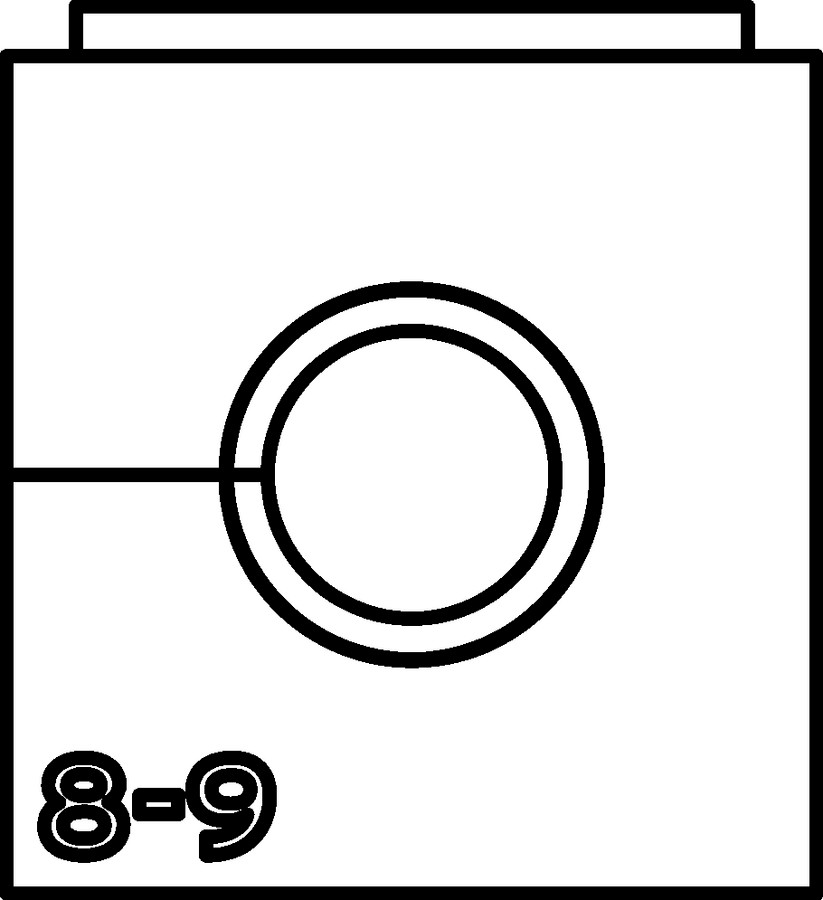 VarioPlate Passa Cabos Pequeno (S) Simples 8-9 mm – Imagem 8 de 9