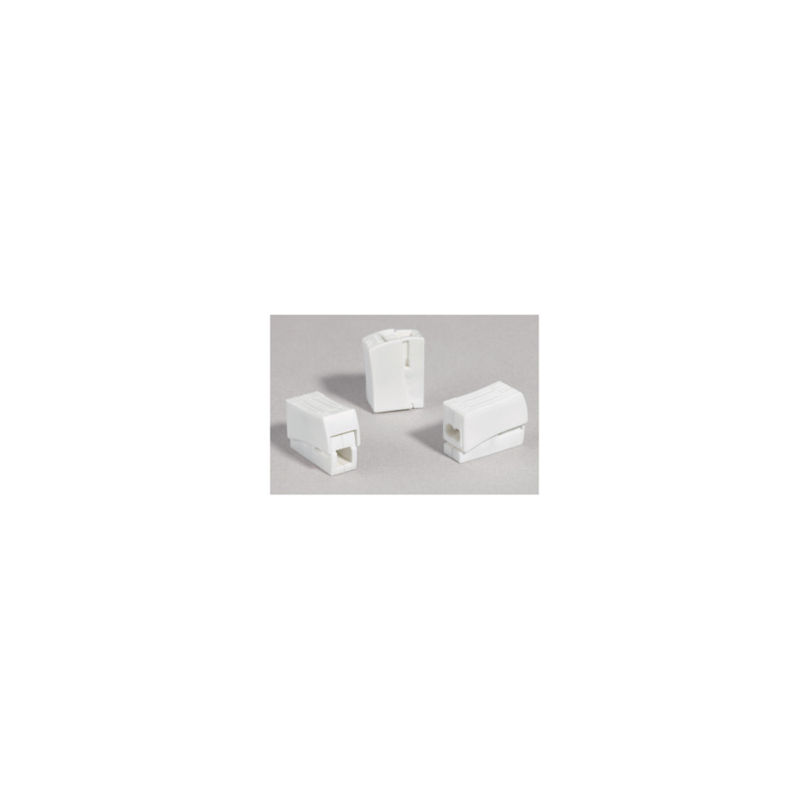 HelaCon Lux, Ligadores - Para instalação de iluminação, 3 condutores, branco