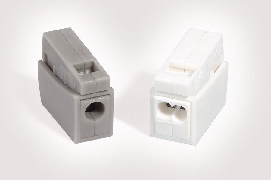 HelaCon Lux, Ligadores - Para instalação de iluminação, 3 condutores, branco – Imagem 2 de 10
