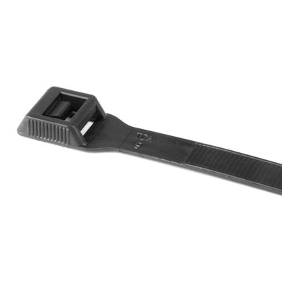 Abraçadeira com serrilhado externo e cabeça de baixo perfil para espaço estreito, 400x9,0 mm, Ø38.0-116mm, violeta