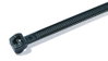 Abraçadeiras com Dentado Externo para Alta Temperatura 105ºC, 385x7,6 mm, preto