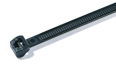Abraçadeiras com Dentado Externo para Alta Temperatura 105ºC, 385x7,6 mm, preto