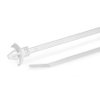 Abraçadeiras de Fixação de Cabeça de Flecha, com asas, PA66HS 100x2,6 mm, natural