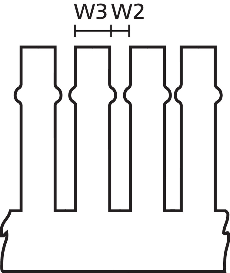 Calhas HelaDuct, 40x40 mm, 2000 mm, PVC, cinzento – Imagem 2 de 8