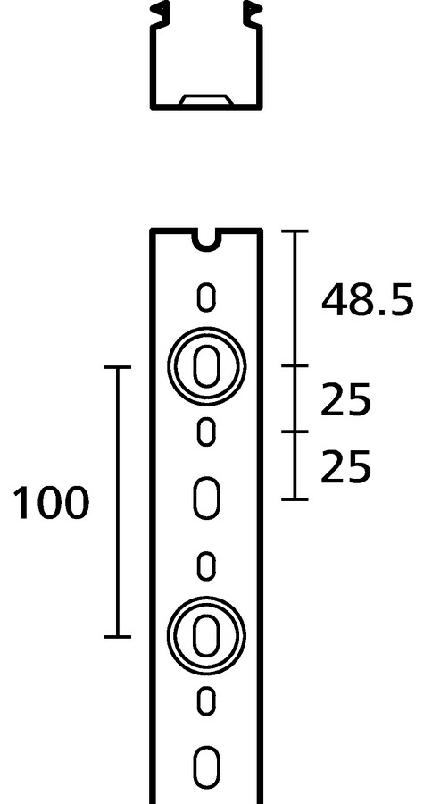 Calhas HelaDuct, 40x40 mm, 2000 mm, PVC, cinzento – Imagem 6 de 8