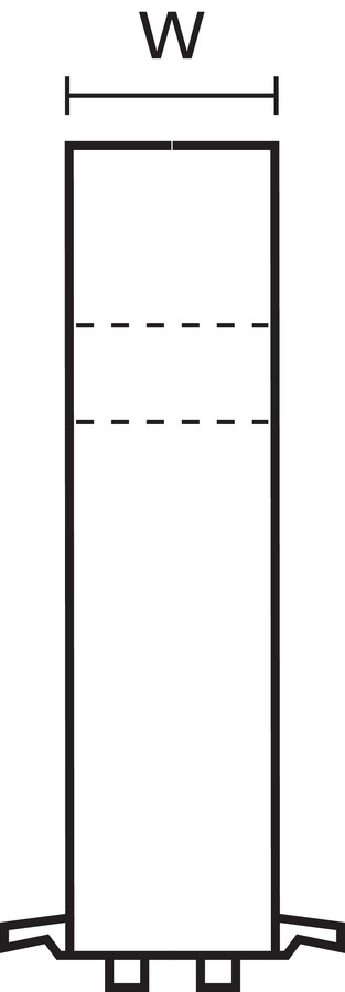 Retentores de cabo HelaDuct HTWD-BWR, 80x80 mm, PC/ABS, preto – Imagem 4 de 7