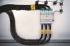 TULT - 3:1, Marcadores termorretráteis, (12/4 mm), Tubo contínuo, transferência térmica, amarelo, 54m/caixa = 3 rolos