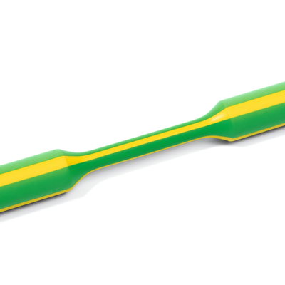 Tubo termorretrátil 2:1 - flexível, 3,2/1,6 mm, 30 m, verde/amarelo