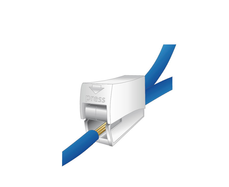 HelaCon Lux, Ligadores - Para instalação de iluminação, 3 condutores, branco – Imagem 10 de 10