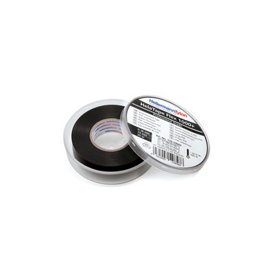 Fita adesiva de vinil premium, 19 mm x 20 m, preto