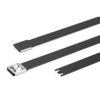 Abraçadeiras de fecho por Bola Totalmente Revestida, 362x12,3 mm preto