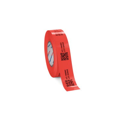 Helatag 1213, Etiquetagem em armazéns e tubagens, transferência térmica, 40 mm, vermelho