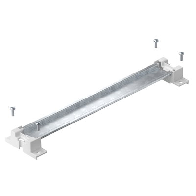 Calha DIN com suportes e parafusos 248x35x7,5