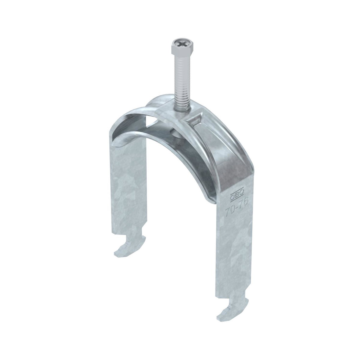 Abraçadeira BBS 2056 70-76mm Aço Galvanizado por imersão a quente após maquinação