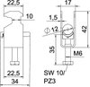 Abraçadeira BBS 2056 08-12mm Aço inoxidável, livre de ferrugem A2 1.4301 brilhante, pós-tratamento