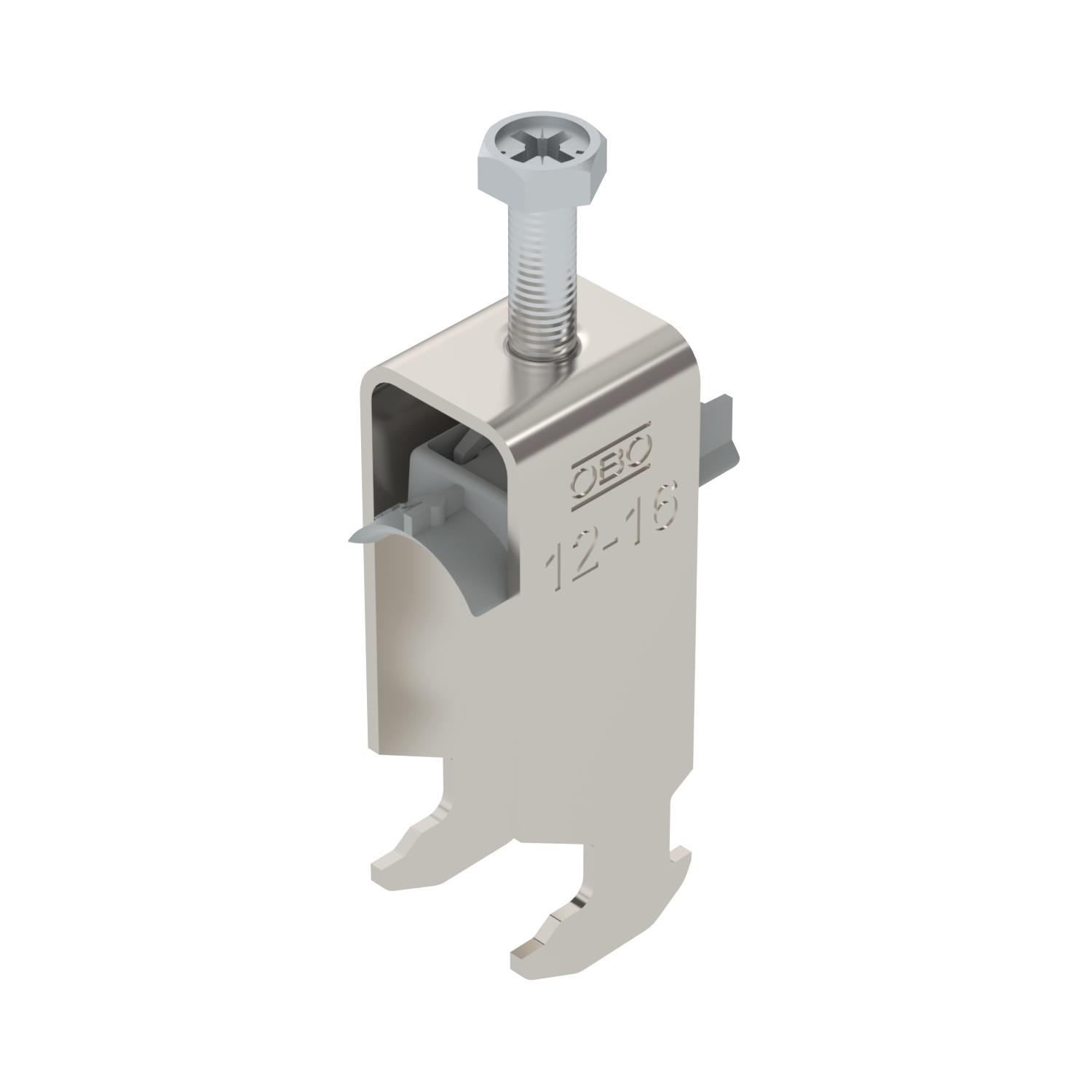 Abraçadeira BBS 2056 dupla 12-16mm Aço inoxidável, livre de ferrugem A2 1.4301 brilhante, pós-tratamento