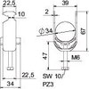 Abraçadeira BBS 2056 28-34mm Aço inoxidável, livre de ferrugem A2 1.4301 brilhante, pós-tratamento