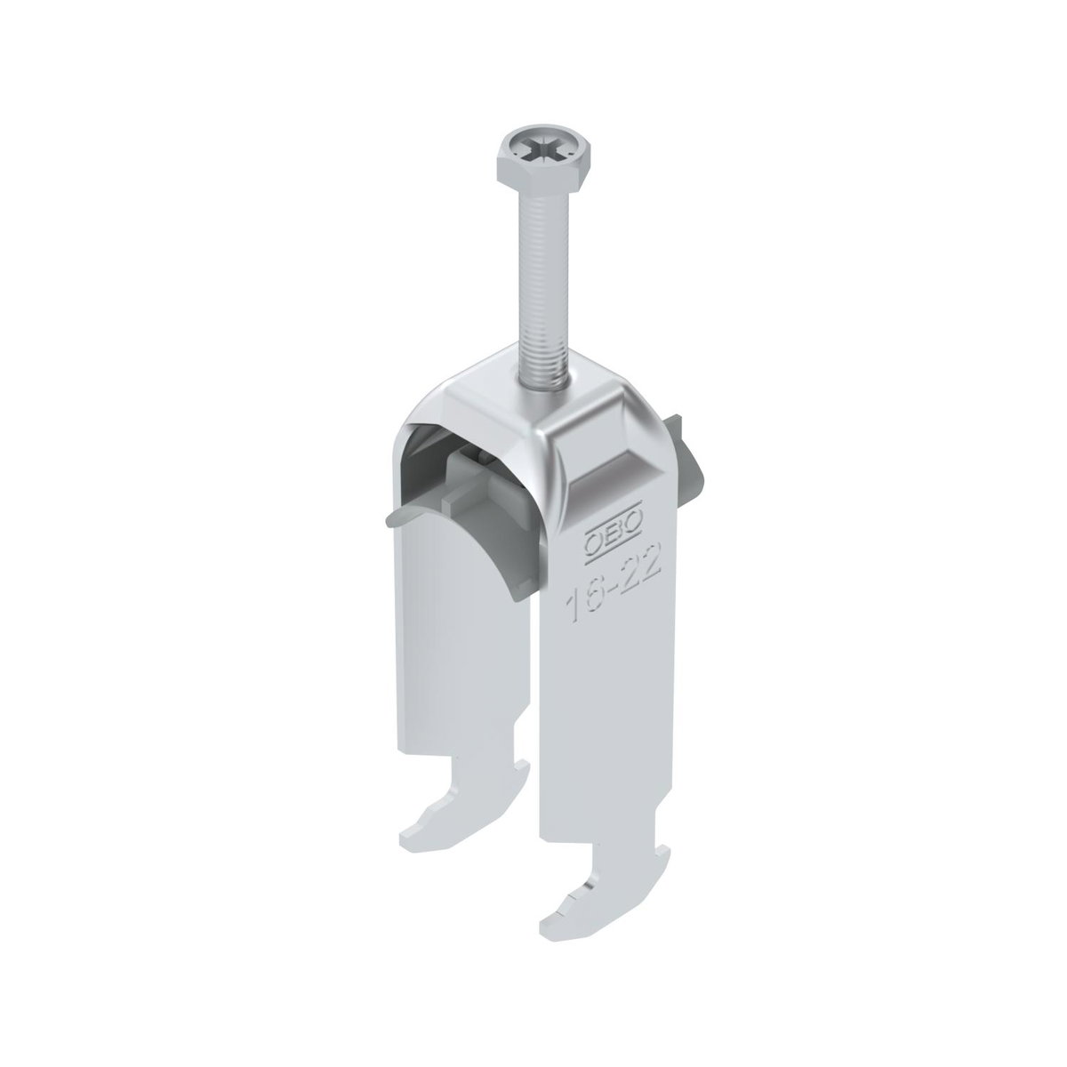 Abraçadeira BBS 2056 dupla 16-22mm Alumínio