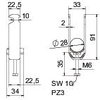 Abraçadeira BBS 2056 dupla 22-28mm Alumínio