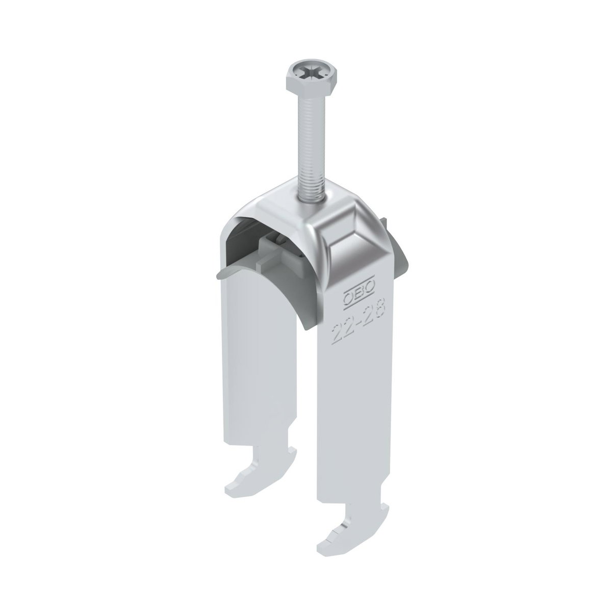 Abraçadeira BBS 2056 dupla 22-28mm Alumínio