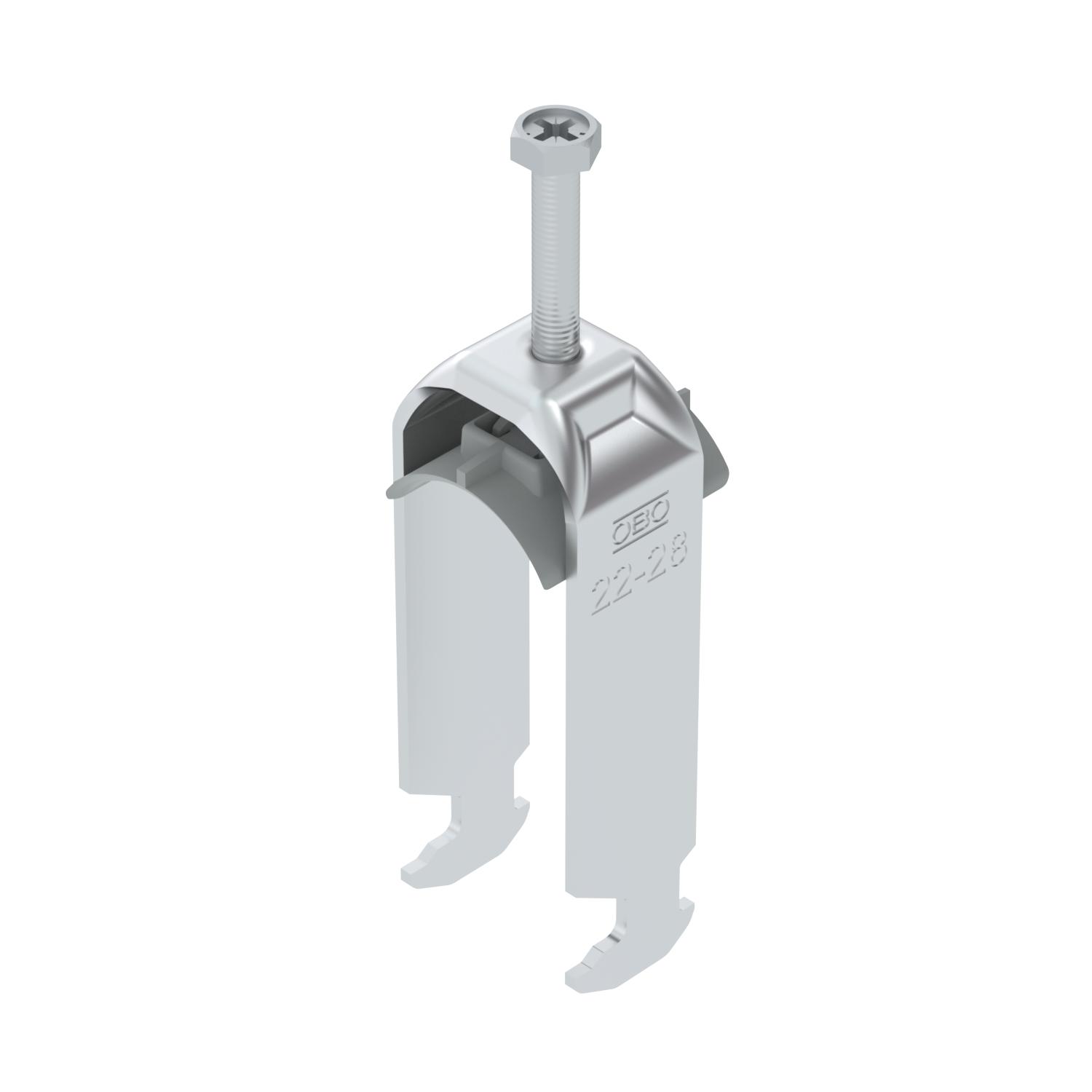 Abraçadeira BBS 2056 dupla 22-28mm Alumínio