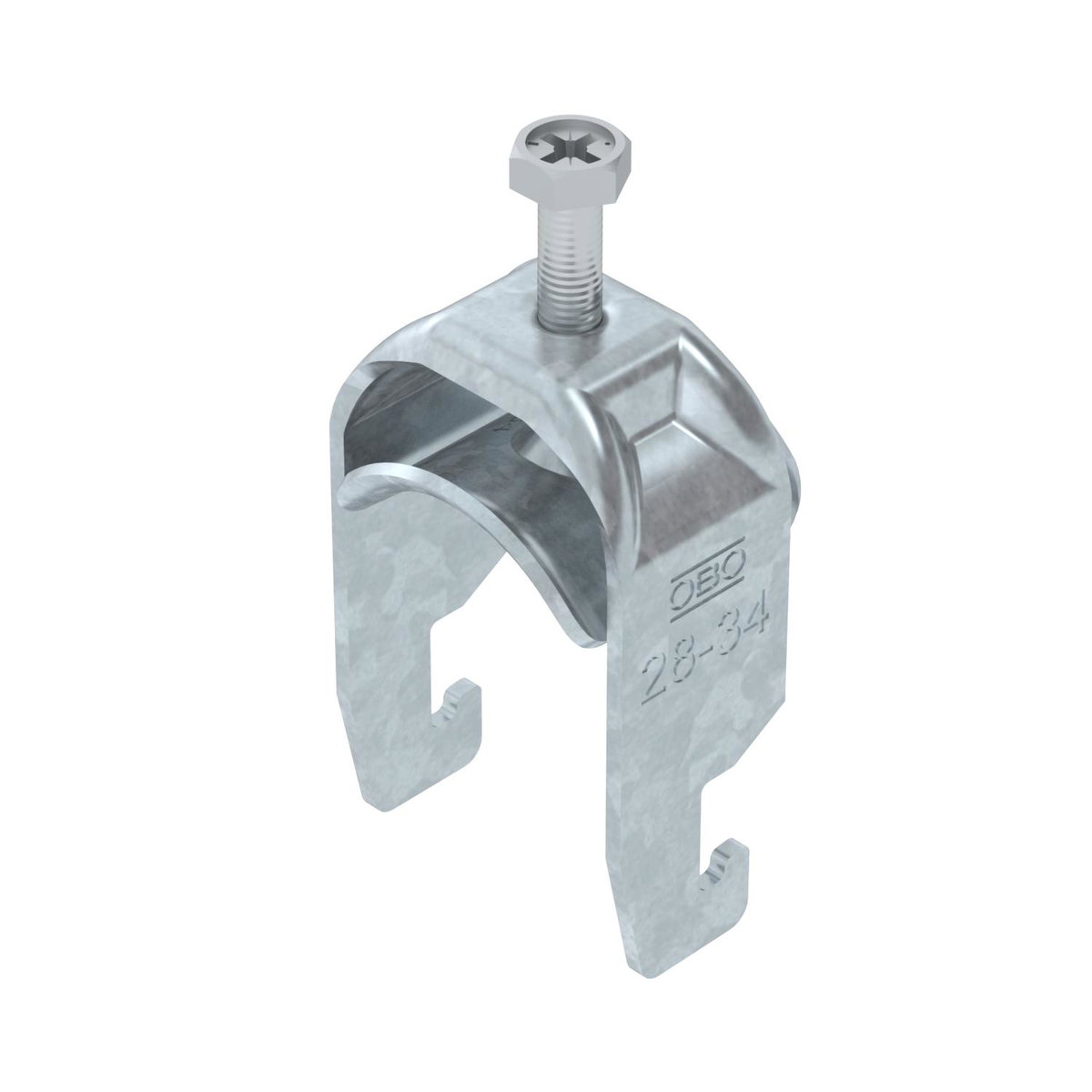 Abraçadeira BBS 2056 28-34mm Aço Galvanizado por imersão a quente após maquinação