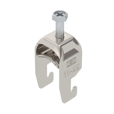 Abraçadeira BBS 2056 16-22mm Aço inoxidável A4 1.4571 brilhante, pós-tratamento