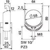 Abraçadeira BBS 2056 52-58mm Aço Galvanizado por imersão a quente após maquinação