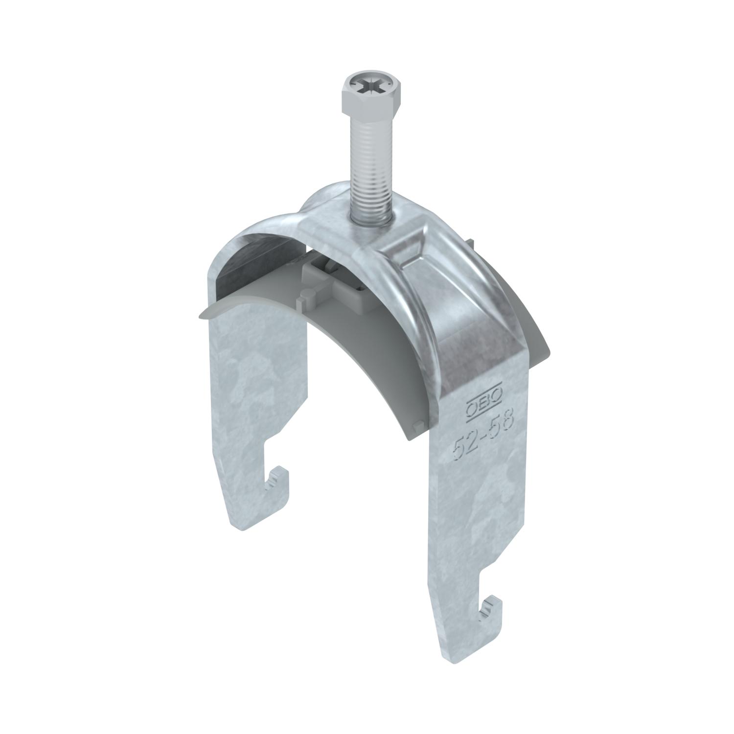 Abraçadeira BBS 2056 52-58mm Aço Galvanizado por imersão a quente após maquinação