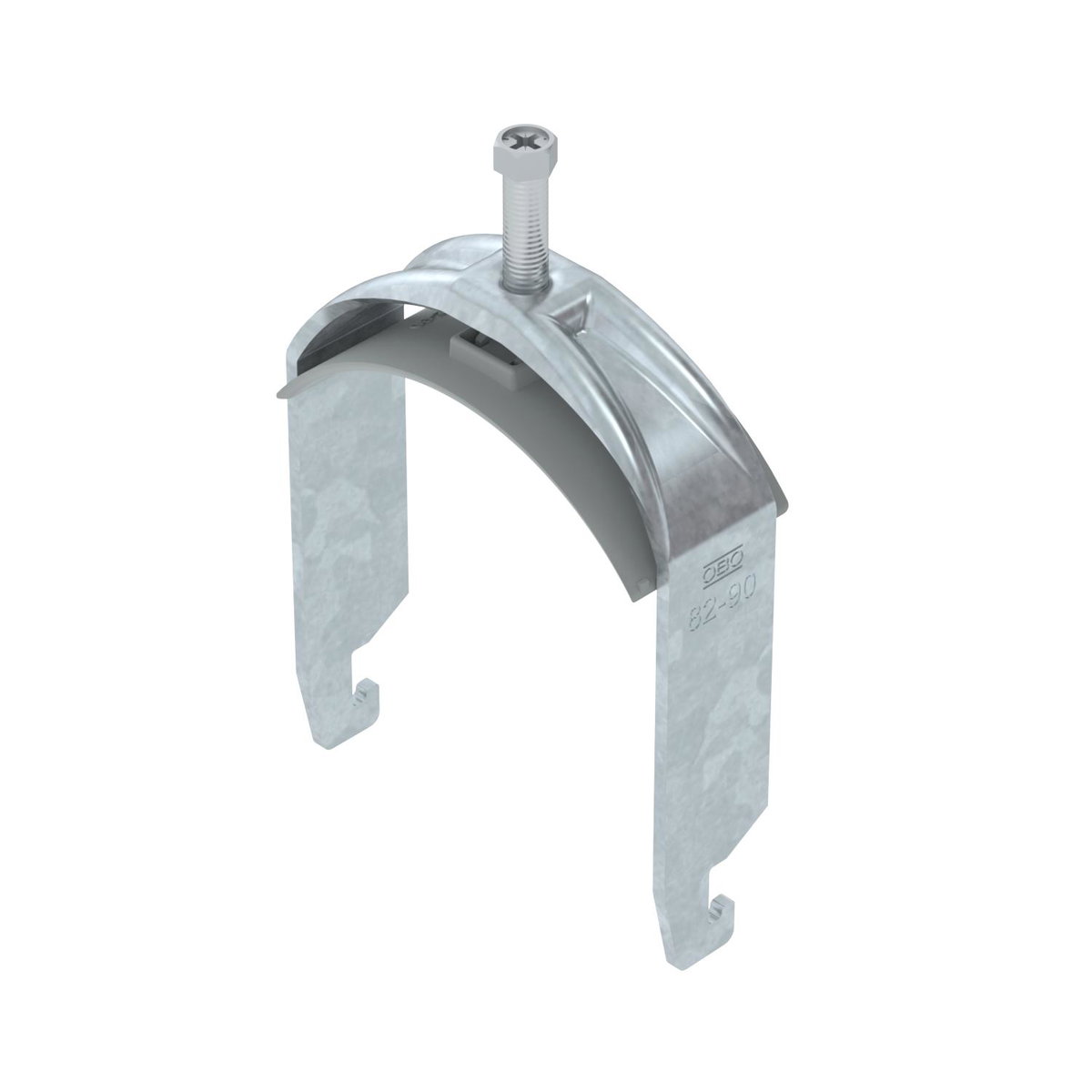 Abraçadeira BBS 2056 82-90mm Aço Galvanizado por imersão a quente após maquinação