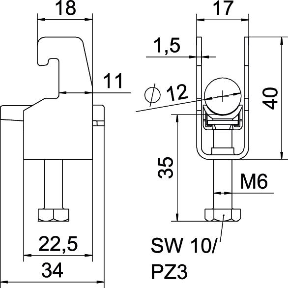Abraçadeira BBS 2056 08-12mm Alumínio – Imagem 2 de 2