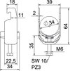 Abraçadeira BBS 2056 28-34mm Alumínio