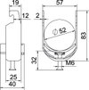 Abraçadeira BBS 2056 46-52mm Alumínio