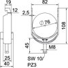 Abraçadeira BBS 2056 70-76mm Alumínio