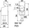Abraçadeira BBS 2056 12-16mm Aço Galvanizado por imersão a quente após maquinação