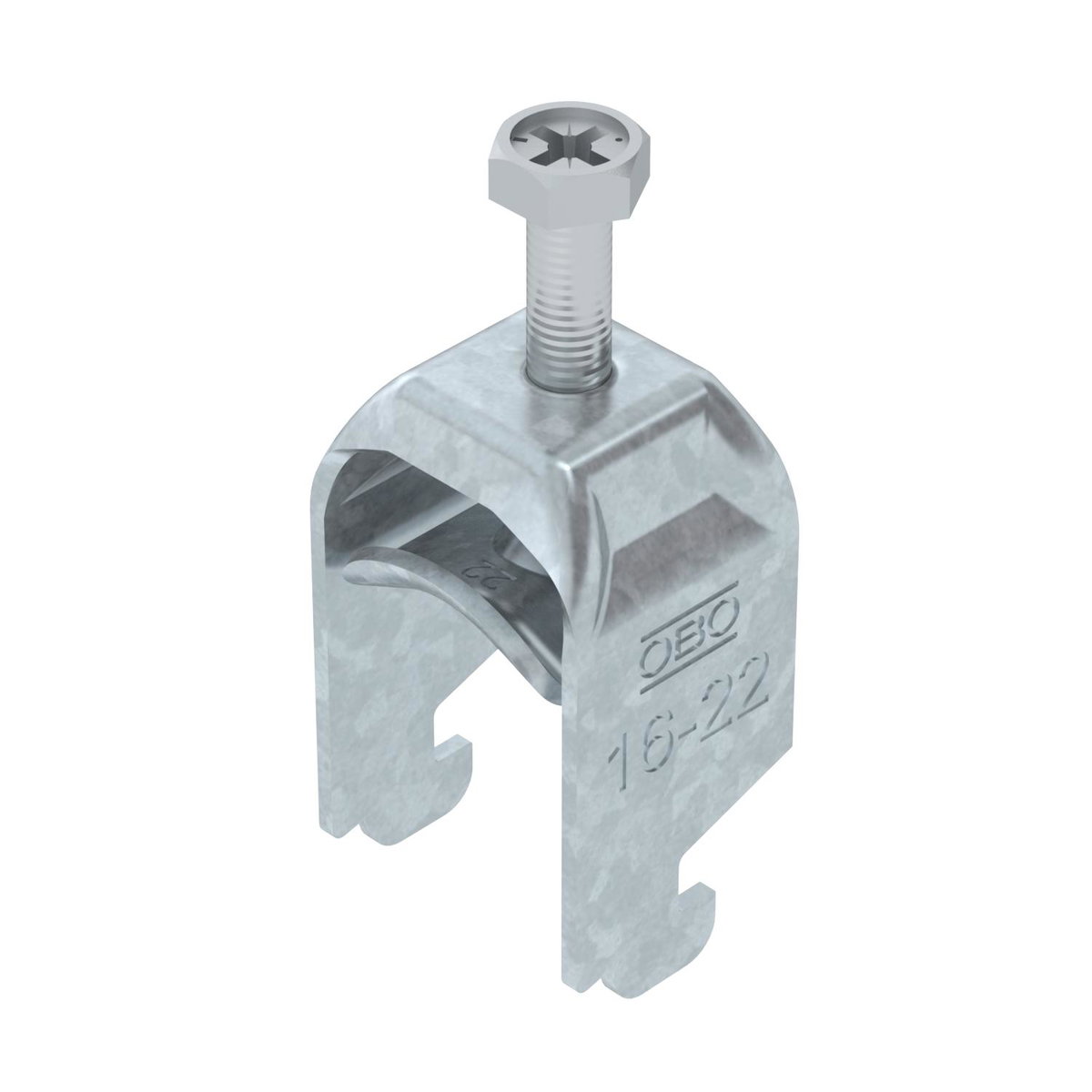 Abraçadeira BBS 2056 16-22mm Aço Galvanizado por imersão a quente após maquinação