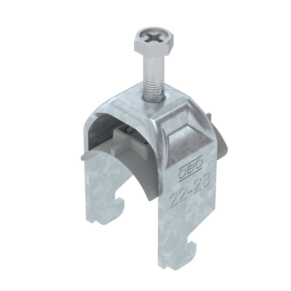 Abraçadeira BBS 2056 22-28mm Aço Galvanizado por imersão a quente após maquinação