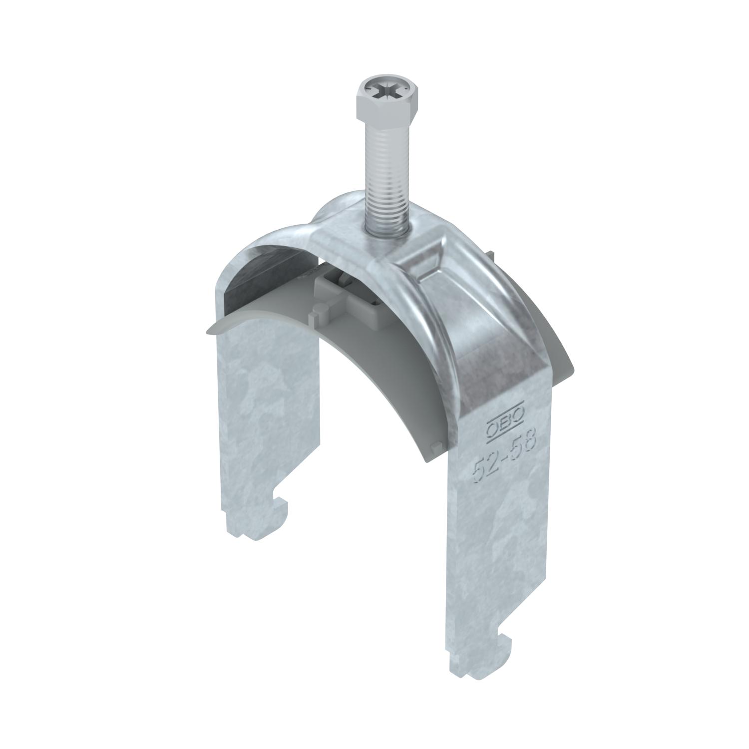 Abraçadeira BBS 2056 52-58mm Aço Galvanizado por imersão a quente após maquinação
