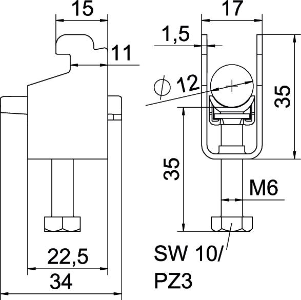 Abraçadeira BBS 2056 08-12mm Alumínio – Imagem 2 de 2