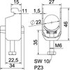 Abraçadeira BBS 2056 16-22mm Alumínio