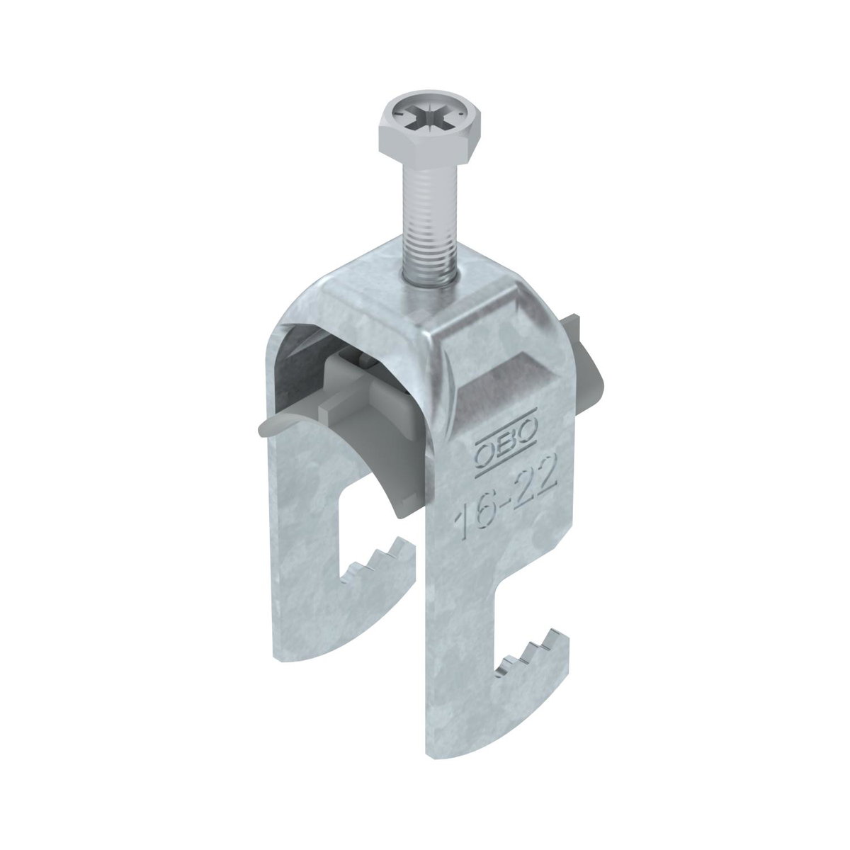 Abraçadeira BBS 2056 16-22mm Aço Galvanizado por imersão a quente após maquinação