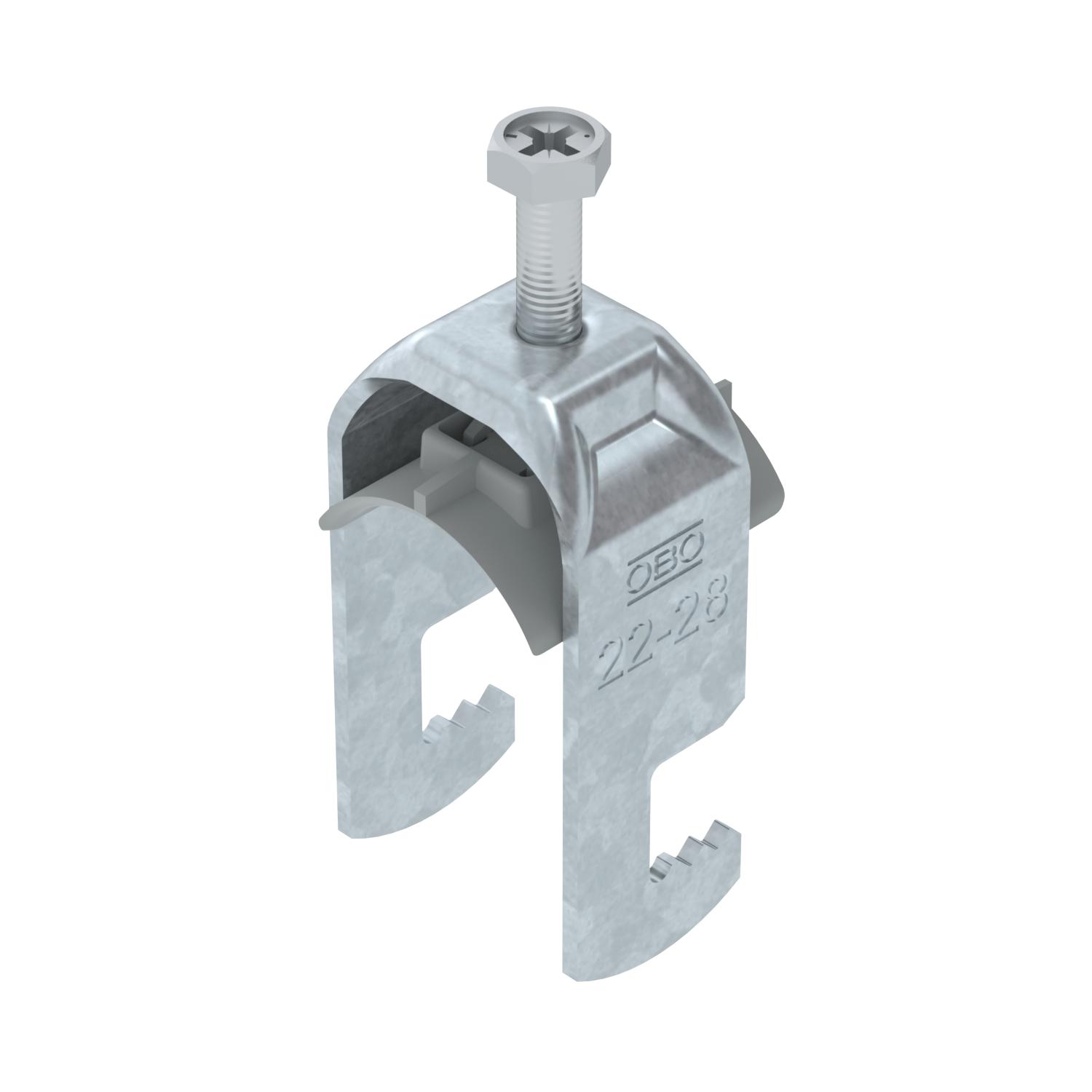 Abraçadeira BBS 2056 22-28mm Aço Galvanizado por imersão a quente após maquinação